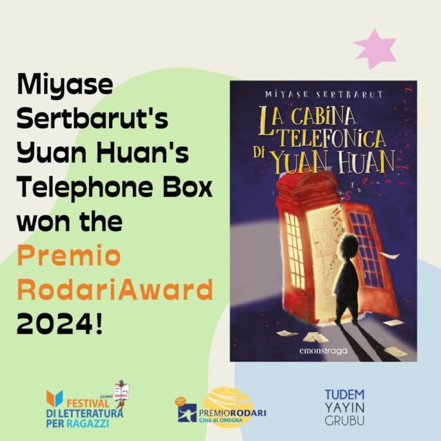 ✨We are absolutely delighted to announce that Yuan Huan's Telephone Box—a book that made our hearts race with its enchanting story and which we shared with editors around the globe with immense enthusiasm—has been awarded the prestigious Premio Rodari Award, one of the highest honors in international children's literature.

First and foremost, we extend our heartfelt congratulations to our esteemed author, Miyase Sertbarut, and the Tudem family for bringing this beautiful work to life. We also acknowledge the publishing houses that have acquired rights for the book in Korean, Arabic, Albanian, Chinese, Spanish, Slovak, and most recently, Ukrainian. We also wish to express our sincere gratitude to Emons Edizioni for their dedication to the book, which has been instrumental in this significant achievement.

As The Black Cat Agency celebrates its fifth anniversary, we are reminded once again of the importance of our mission: to forge meaningful connections between cultures, stories, and children around the world. 🖤

#yuanhuanınkulübesi #yuanhuanınkulubesi #yuanhuanstelephonebox #rodariaward #premiorodari2024 #PremioRodari #festivaldiletteratura #omegna
#festivaldiletteraturaperragazzi #worldkidlit #childrensbooks #miyasesertbarut