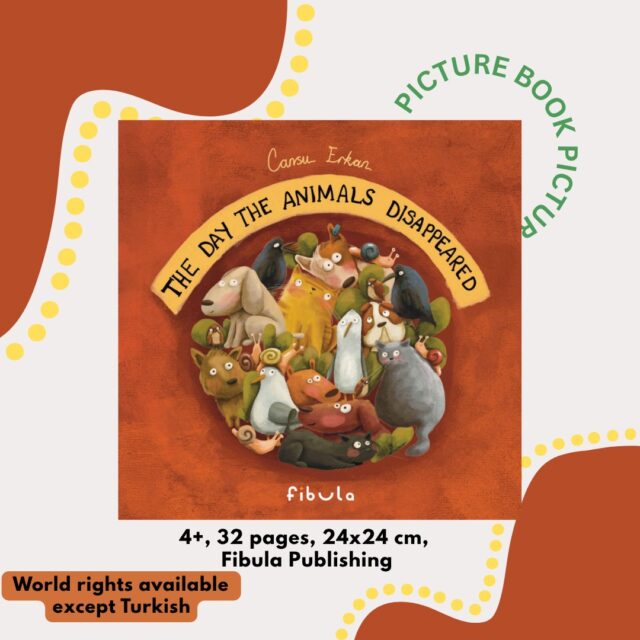 🤳 🐈 🐕 When all the animals vanish, the town wakes up—to their absence and to screen addiction.

One morning, the townspeople wake up to an ordinary day—until the children notice some- thing shocking: all the animals have vanished.

But in a world consumed by screens, no one else seems to see what’s missing. With warmth and wit, this beautifully illustrated story highlights our connection with animals and offers a gentle critique of screen addiction, inviting young readers to look up and pay attention.

📕 Title: The Day The Animals Disappeared

✍🏼 Author & Illustrator: Cansu Erkan

📚 Publisher: Fibula Publishing

32 pages

24x24cm

Fibula Publishing

World rights available except Turkish

#animals #awareness #citylife #screenaddiction #picturebook