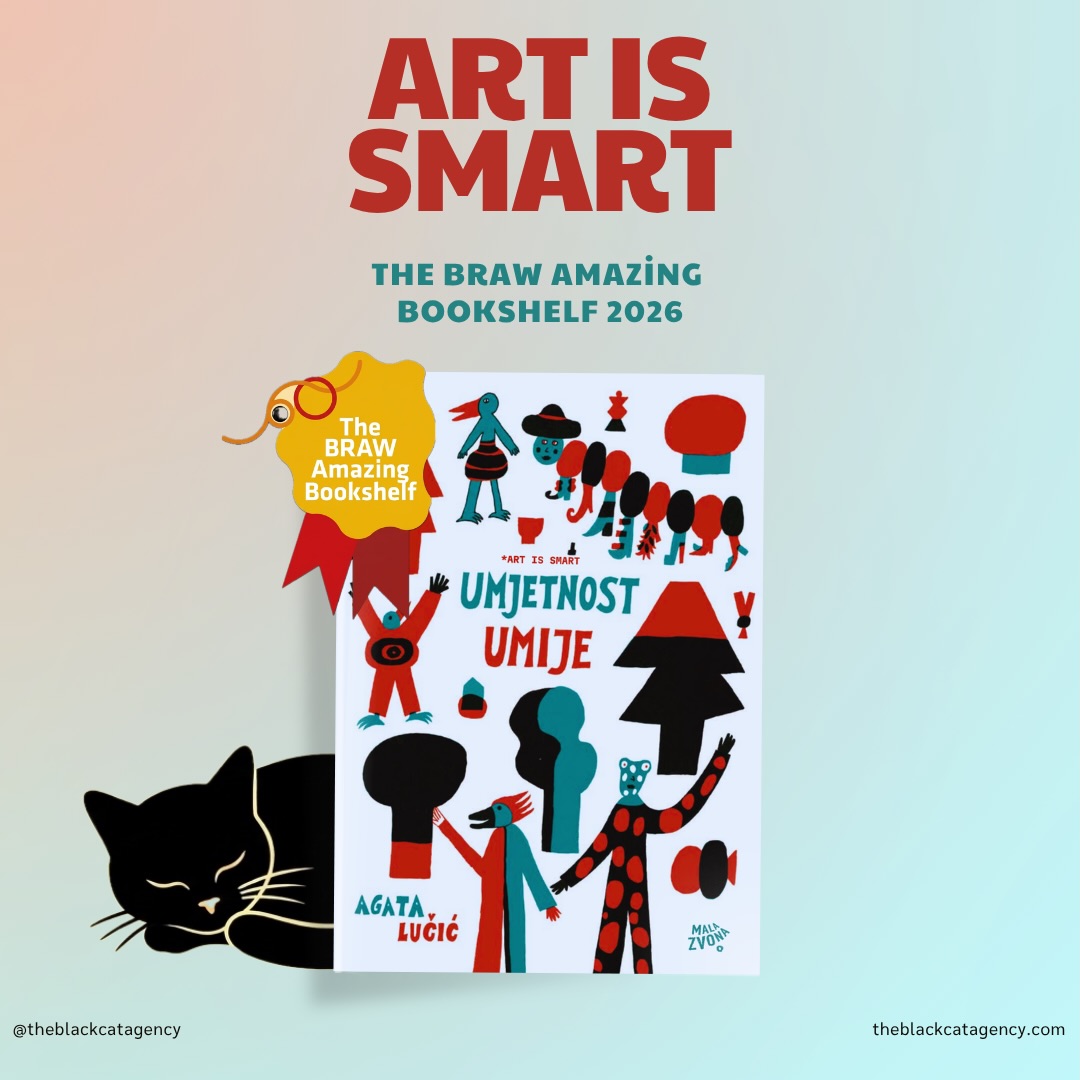 We’re thrilled to share that Art is Smart by Agata Lučić has been selected for The BRAW Amazing Bookshelf 2026! 🎉

Originally published by @malazvona (Croatia, 2025), this clever and inspiring book celebrates creativity, curiosity, and the many ways art shapes how we see the world.

Congratulations to @lucic.agata and everyone involved in bringing this beautiful project to life — we’re proud to be part of its journey! ✨

#bolognachildrensbookfair #braw2026 #amazingbookshelf #artissmart #childrensbooks